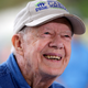Former President Jimmy Carter answers questions during a news conference at a Habitat for Humanity building site Monday, Nov. 2, 2015, in Memphis, Tenn.